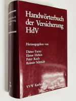 Handwörterbuch der Versicherung HdV \ Справочник по страхованию HdV