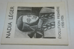 Nadia Leger. Evolution Premiere 1920-1926.